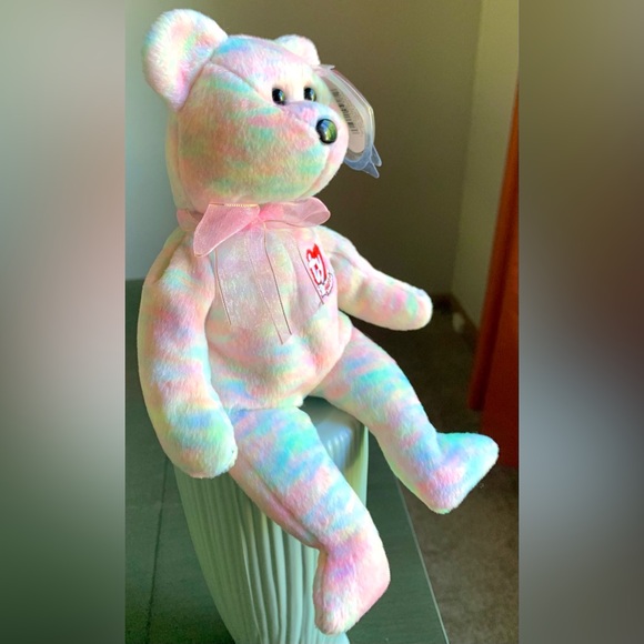 2001 4385 Celebrate Retired Teddy Bear Ty 15th Anniversary Beanie Baby - Picture 5 of 8